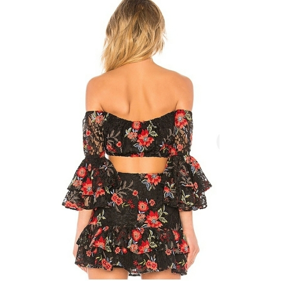 REVOLVE x Lover + Friends Ellie Sunset XS/S 2 Piece Micro Mini Set - Picture 3 of 3